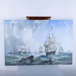 AF03S The Channel fleet in heavy weather - Canvas Print af03s-the-channel-fleet-in-heavy-weather-canvas-print-l02 (1).jpg